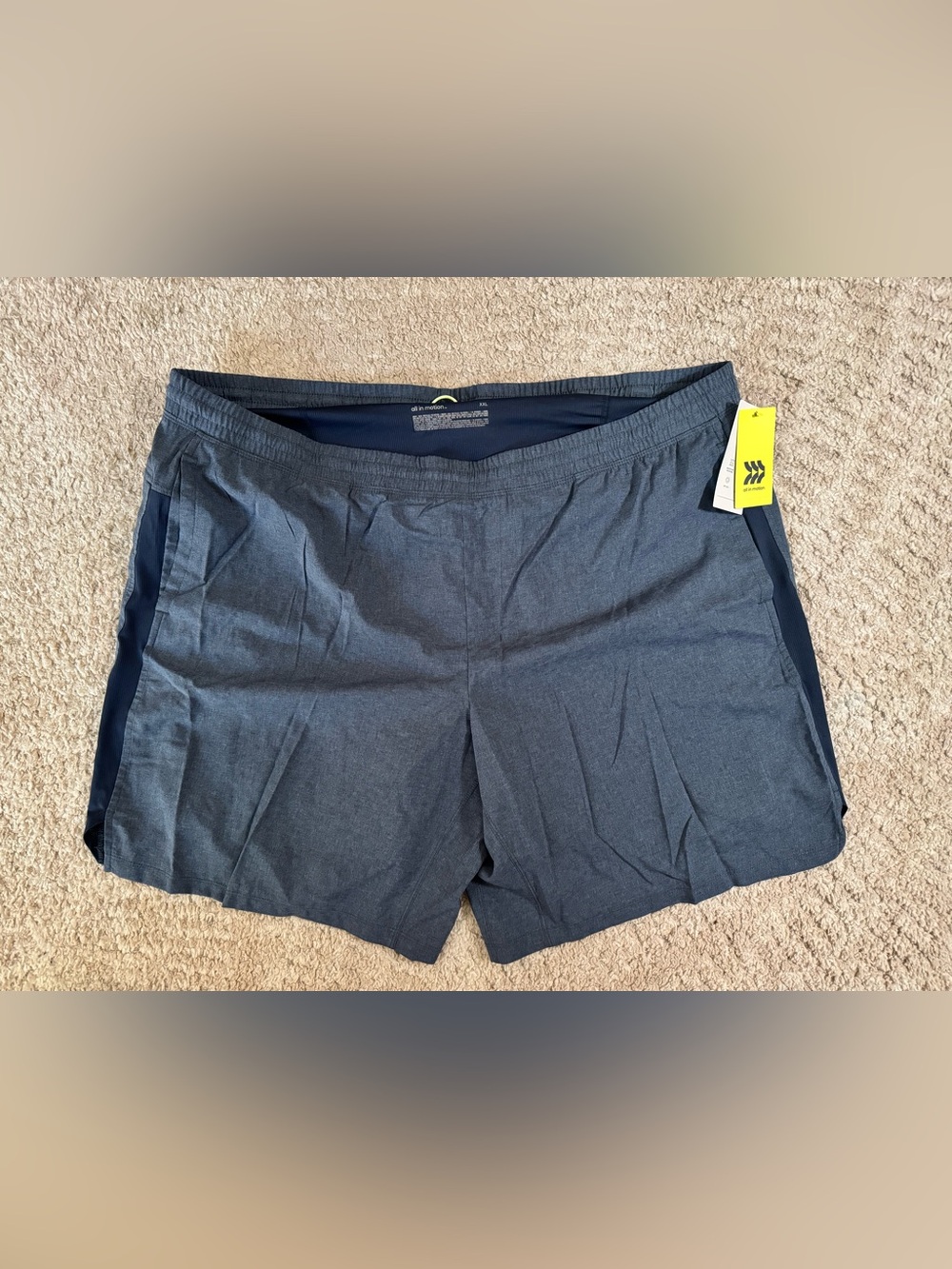 All in Motion men’s 9” running shorts - XXL - brand new w/ tags attached